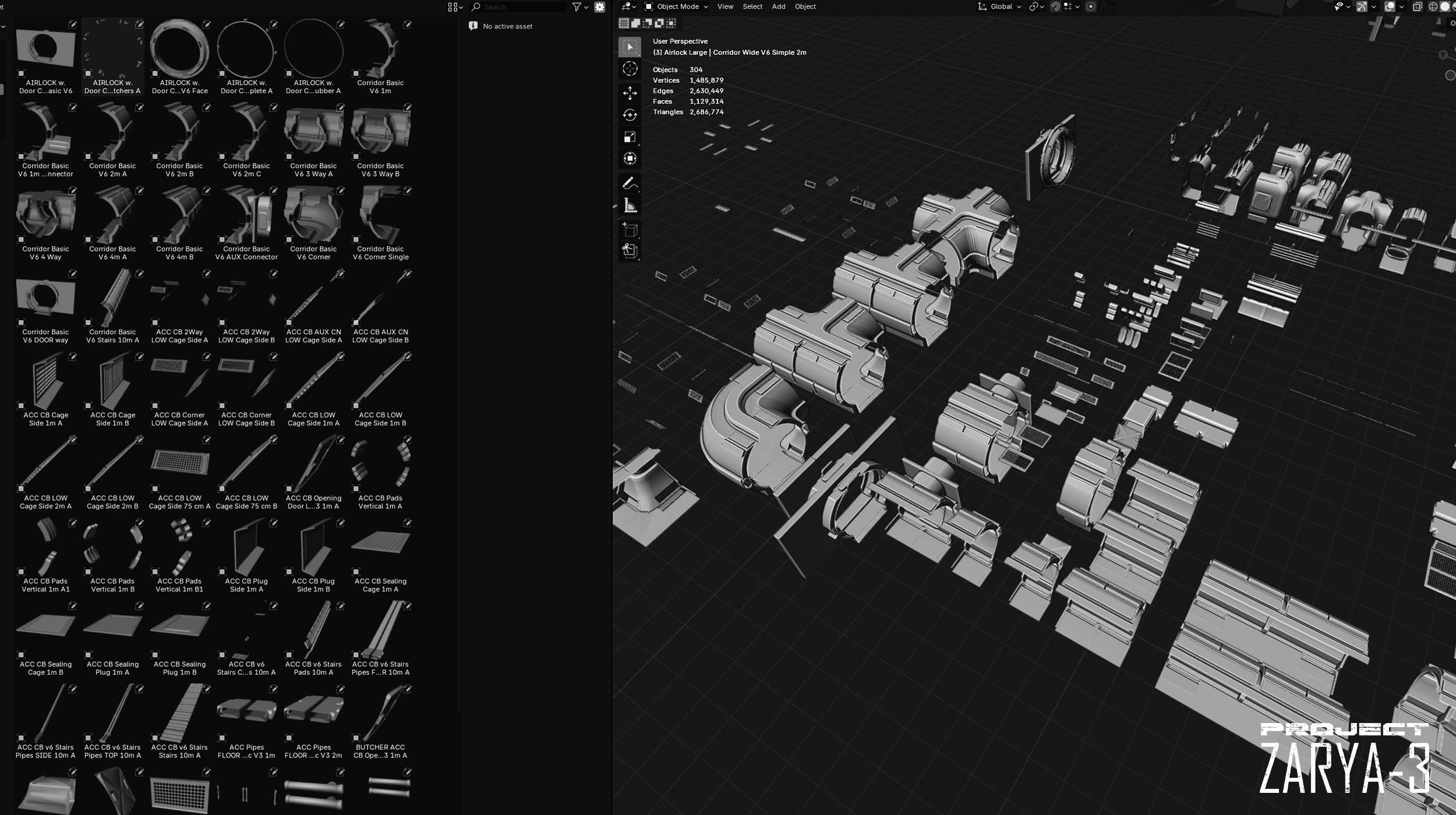 WIP Corridor Assets A